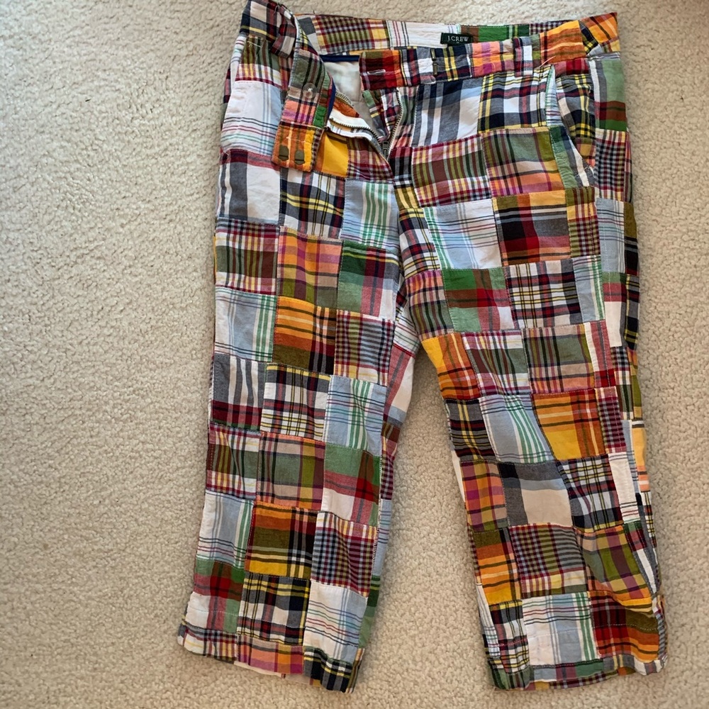 Capri Plaid Pants